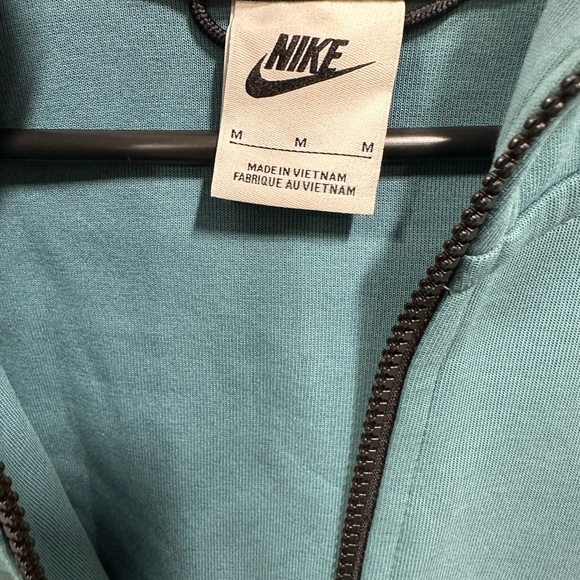Men’s Nike Sportswear Tech Fleece Hoodie Jacket  Medium - Teal - Picture 3 of 5